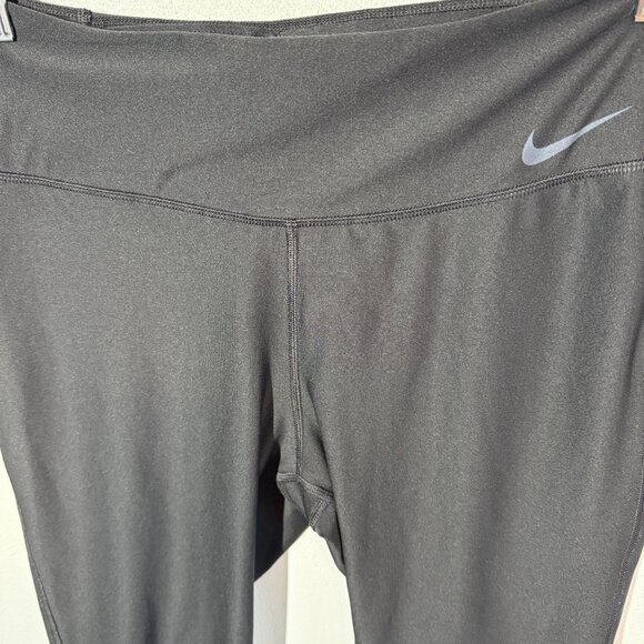 Nike Dri Fit Womens Carpi Leggings Large Black Activewear Walking Workout Gym - Picture 5 of 12